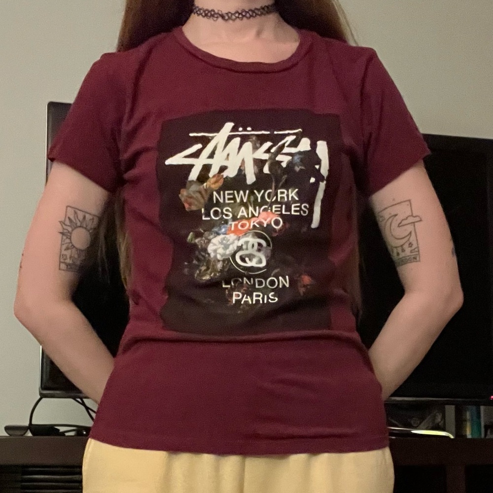 🌸 Floral Stüssy Tee